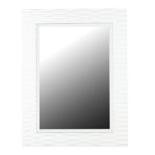 Home Decorators Collection Kendrick 39 in. x 30 in. Polyurethane Framed Mirror 60024