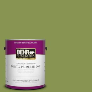 BEHR Premium Plus 1 gal. #M350 6 Frog Eggshell Enamel Interior Paint 230001