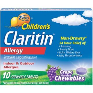 Claritin Children's Grape Chewables, 10 count