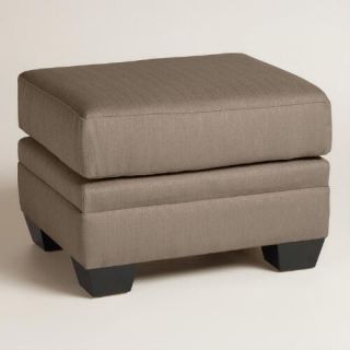 Textured Woven Holman Upholstered Ottoman