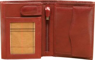 Tony Perotti Ultimo Credit Card Coin Case Wallet/ID Window   Cognac