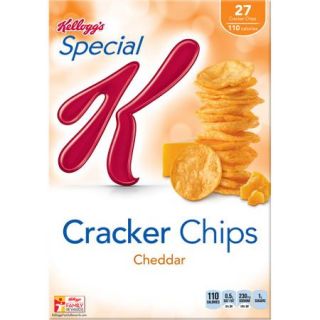 Kellogg's Special K Cracker Chips Cheddar Baked Snacks, 4 oz