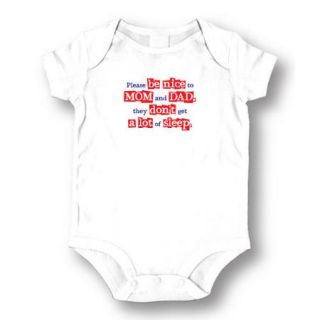 Attitude Aprons by L.A. Imprints Please Be Nice Baby Romper