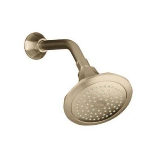KOHLER Memoirs 1 Spray 5 1/2 in. Showerhead in Vibrant Brushed Bronze K 457 BV