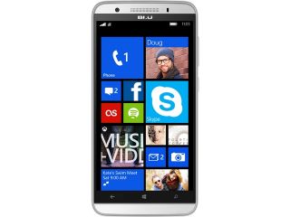 Blu WIN HD LTE X150Q 8GB 4G LTE White Unlocked GSM Dual SIM Windows Phone 5" 1GB RAM