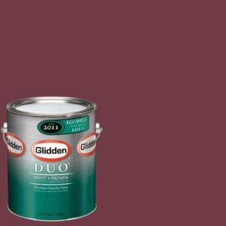 Glidden DUO 1 gal. #GLR29 01E Deep Garnet Eggshell Interior Paint with Primer GLR29 01E