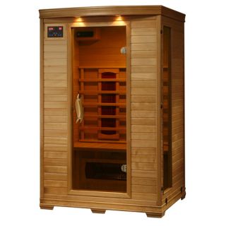 Person Hemlock Deluxe Infrared Sauna w/ 5 Ceramic Heaters by Radiant