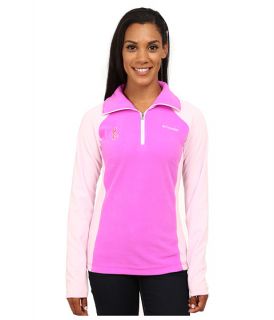 Columbia Tested Tough in Pink™ Fleece Half Zip Foxglove/Isla