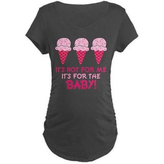 Cafepress Funny Ice Cream Quote Maternity Dark T Shirt