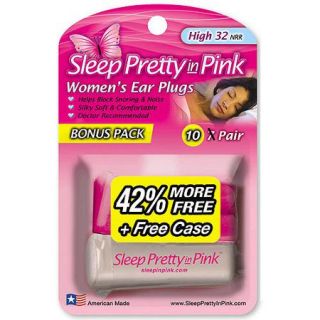 Sleep Pretty In Pink Ear Plugs, 7ct