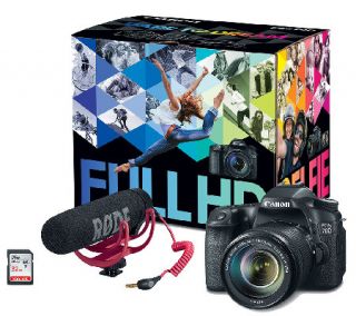 Canon EOS 70D DSLR Camera & Video Creator Kit —