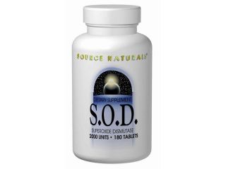 S.O.D. 2000 Units   90 Tablets by Source Naturals