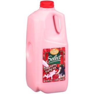 Kemps Select 1% Lowfat Strawberry Flavored Milk, .5 gal