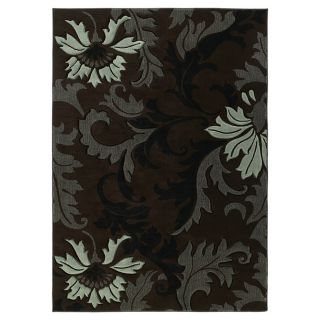 United Weavers Of America Contours Brown Rectangular Indoor Woven Area Rug (Common: 8 x 10; Actual: 94 in W x 126 in L)