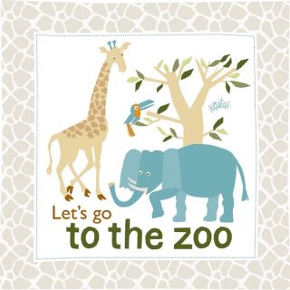 Eric Carle 1,2,3 to the Zoo Character Art Lets Go to the Zoo Canvas
