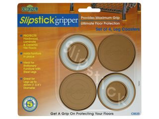 Slipstick CB525 Leg Coaster Gripper, Chocolate