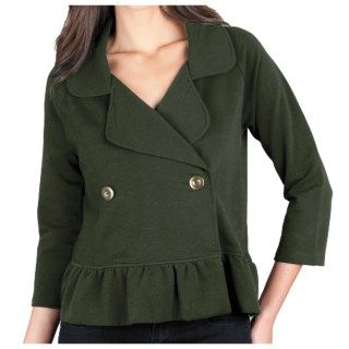 Lilla P Ruffled Crop Jacket (For Women) 4571H