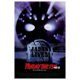 Friday the 13th, Part 6: Jason Lives Movie Poster Print (27 x 40)