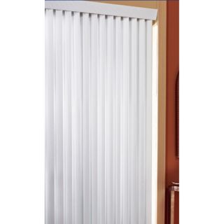 Style Selections 3.5 in Cordless White Vinyl Room Darkening Vertical Blinds (Common 66 in; Actual: 66 in x 84 in)