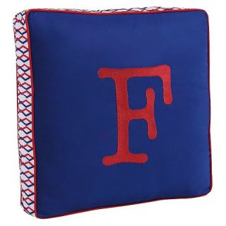 Letter Pillow   Blue/Red