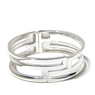 Sevilla Silver™ Rectangular Cut Out Hinged Bracelet   7887559