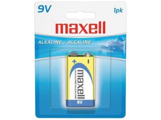 maxell 721110 1 pack 9V Alkaline Batteries