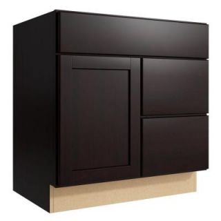 Cardell Pallini 30 in. W x 31 in. H Vanity Cabinet Only in Coffee VCD302131DR2.AE0M7.C63M