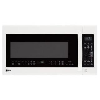 LG Electronics 2.0 cu. ft. Over the Range Microwave in Smooth White with EasyClean LMV2031SW