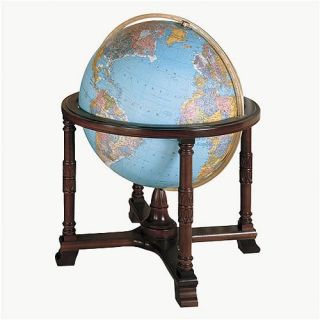Diplomat Blue Illuminated World Globe