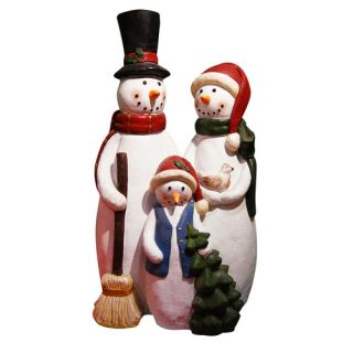 Snowman Family Statue