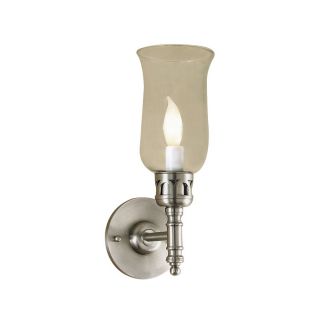 JVI Designs 4 1/2 in W 1 Light Pewter Arm Wall Sconce