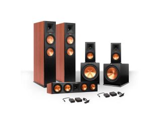 Klipsch 5.2 RP 260 Reference Premiere Speaker Package with R 112SW Subwoofers and two FREE Wireless Kits (Cherry)