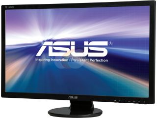 Refurbished: ASUS VE276Q Black 27" 2ms(GTG) HDMI Widescreen LCD Monitor 300 cd/m2 100,000 :1 (ASCR) Built in Speakers