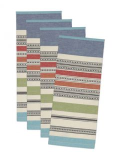 Mediterranean Stripe Dish Towels (Set of 4) by Design Imports
