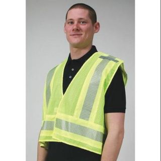 Condor 4CWF1 3XL Lime Polyester Safety Vest