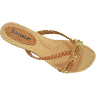 Womens Tidewater Sandals Low Wedge Tan  ™ Shopping