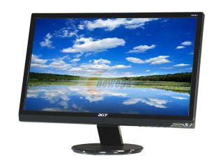 Refurbished: Acer P215H (L ET.WP5HP.B02) Black 21.5" 5ms Widescreen LCD Monitor 300 cd/m2 ACM 50,000:1 (1,000:1)