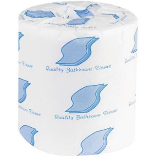 General Supply 2 Ply Bath Tissue, White, 500 sheets, 96 count