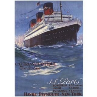 S.S Paris Poster Print by Albert Sebile (27 x 36)