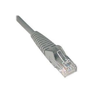 Tripp Lite N201 005 GY 5 CAT 6 RJ 45 Snagless Molded Patch Cable, Gray