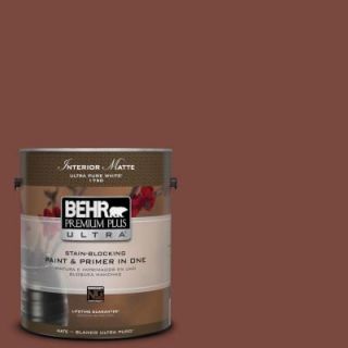 BEHR Premium Plus Ultra 1 gal. #S150 7 Fire Roasted Matte Interior Paint 175301
