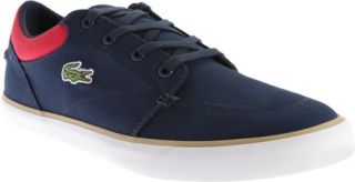 Mens Lacoste Bayliss 116 2   Navy/Red Leather
