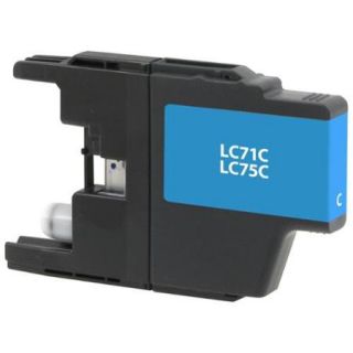 V7 Ink Cartridge   Replacement For Brother [lc75c]   Cyan   Inkjet   600 Page (v7lc75c)