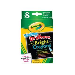 Crayola Dry Erase Crayons, 8 Count
