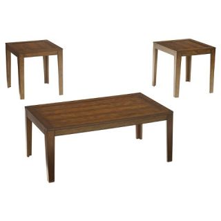Hollytyne Occasional Table Set (Set of 3)   Brown   Signature Design