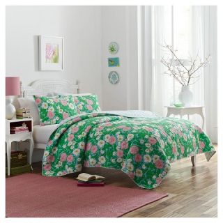 Poppy Garden Quilt Set   Green   Poppy & Fritz®