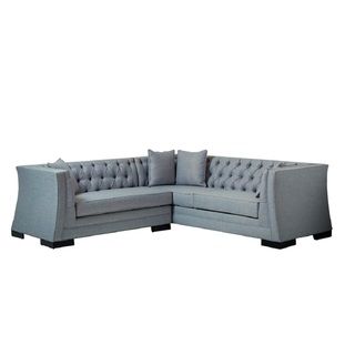 INNCDesign Casanova Light Grey Sectional Sofa   Shopping