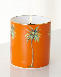 Halcyon Days Orange Palm Filled Candle
