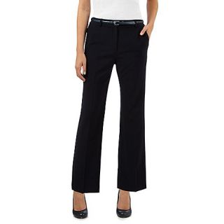 Maine New England Navy belted Pablo trousers