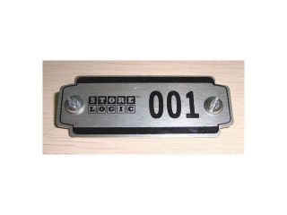 Numbers 26 to 50 Number Plate, Silver With Black Lettering , 2VUW1